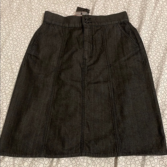 Yves Saint Laurent Dresses & Skirts - YSL Dark Grey Denim Skirt